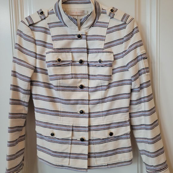 Tory Burch Sergeant Pepper Striped Jacket - Picture 9 of 15